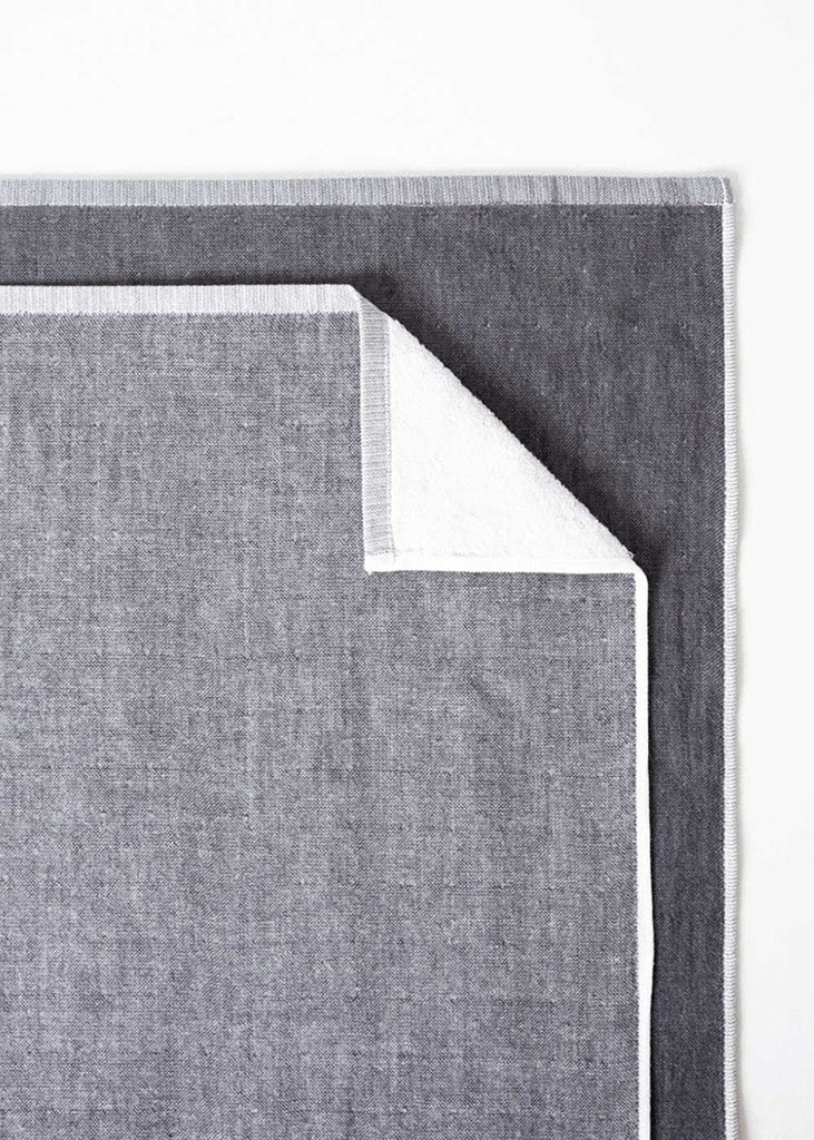 Yoshii Two-Tone Chambray Bath Towel