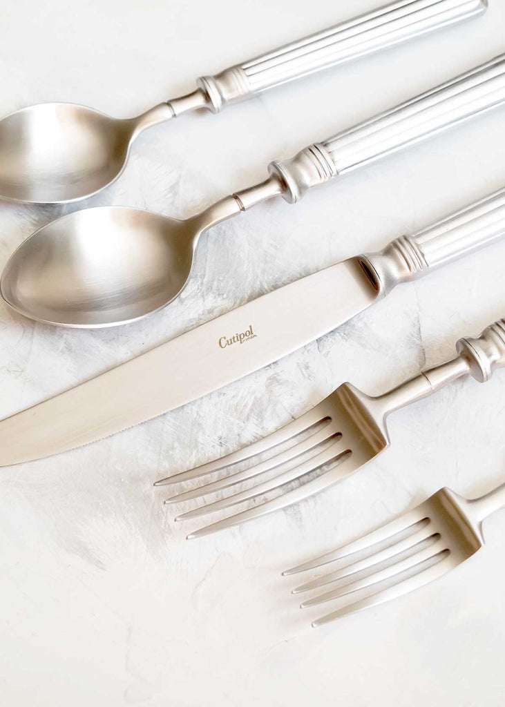 Cutipol Line 5pc Place Setting, Brushed Steel