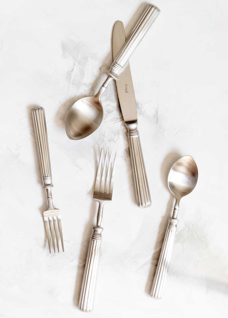 Cutipol Line 5pc Place Setting, Brushed Steel