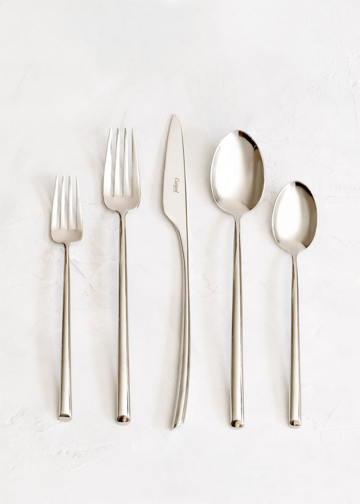 Cutipol Mezzo 5pc Place Setting, Polished Steel