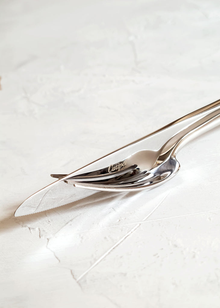 Cutipol Mezzo 5pc Place Setting, Polished Steel