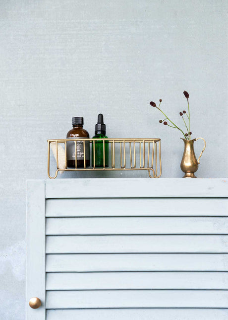 Fog Linen Work Handmade Brass Basket