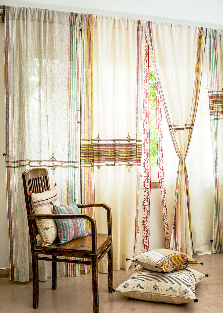 Injiri Ahir Handwoven Cotton Curtain