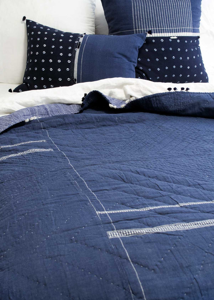Injiri Nila Quilt & Pillows
