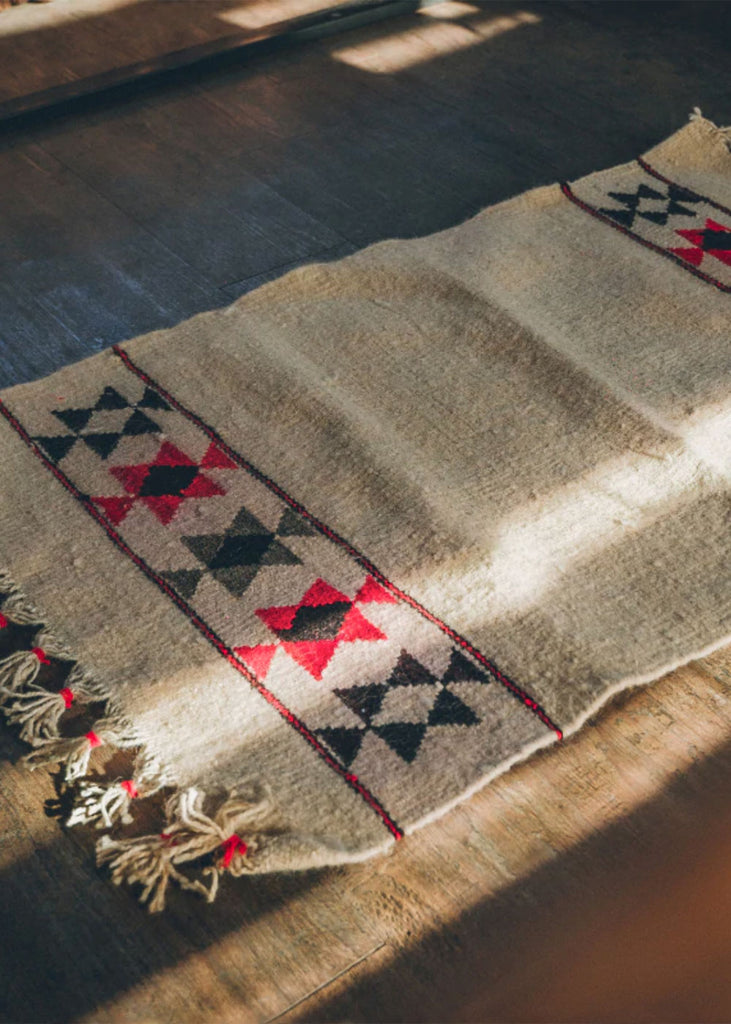 Sawa Samawa Wool Rug, Handmade in Iraq