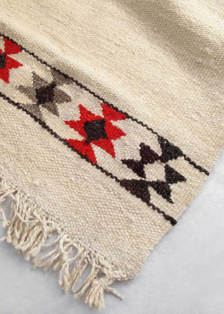 Sawa Samawa Wool Rug, Handmade in Iraq