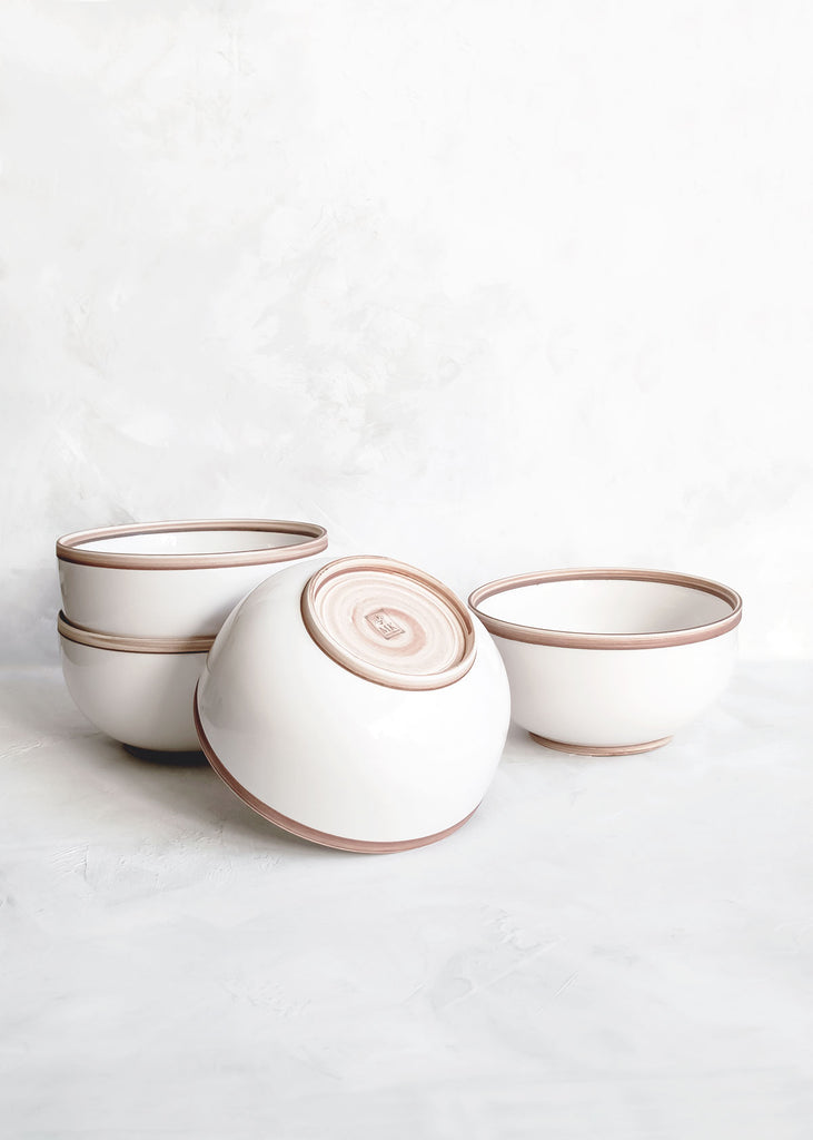 Middle Kingdom Porcelain Hermit Bowl Set of 4