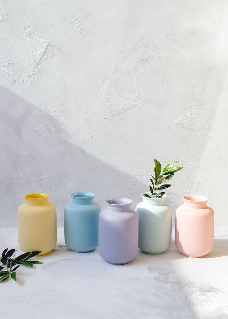 Middle Kingdom Porcelain Milk Jar Mini Vase