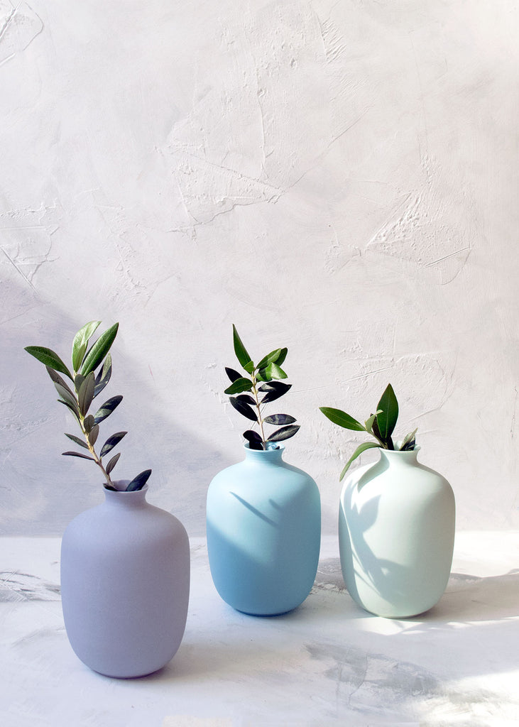 Middle Kingdom Porcelain Plum Mini Vase