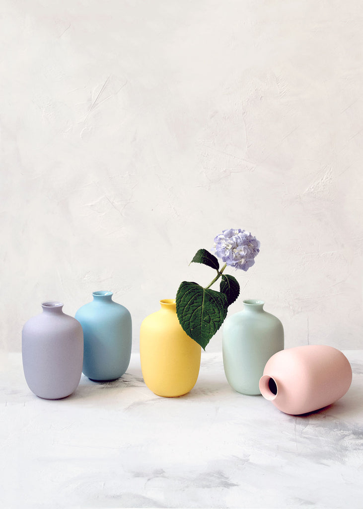 Middle Kingdom Porcelain Plum Mini Vase