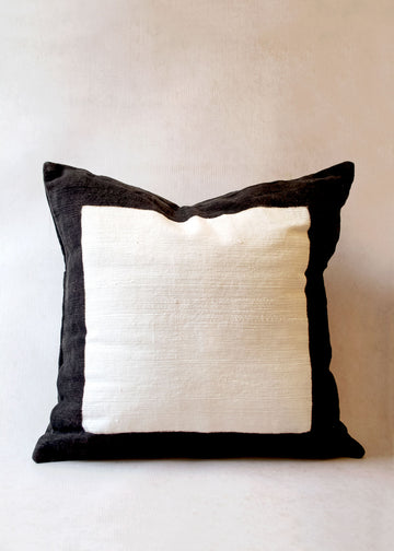 Ndomo Mud Cloth Pillow, handmade in Mali