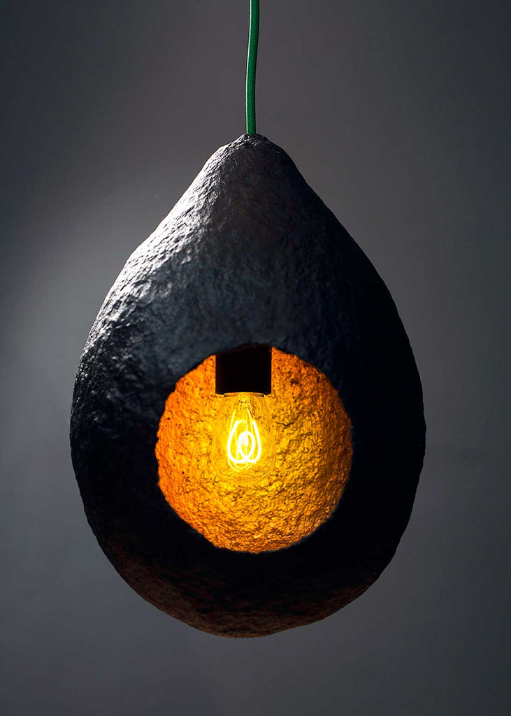 Quazi Design Paper Mache Nest Pendant