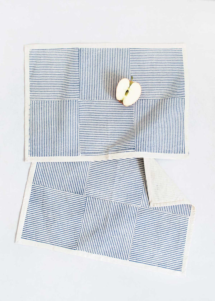 Sustainable Threads Azure Shadow Placemat