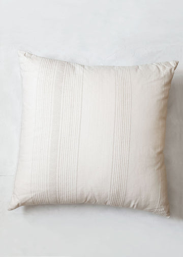 Sustainable Threads Whipped Cream Handwoven Pillow